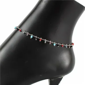 Color Stone Anklet