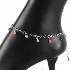 Color Stone Anklet