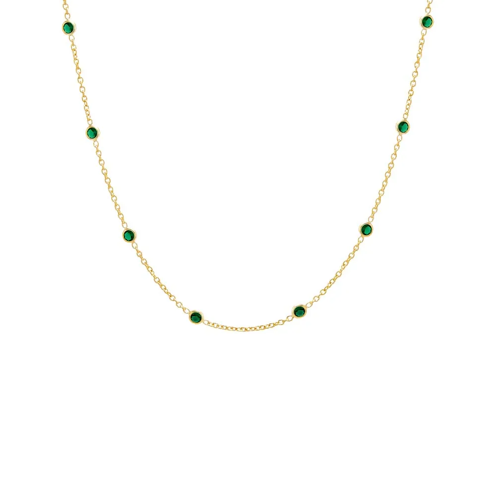 Colored Diamond By The Yard Choker