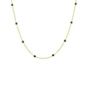 Colored Diamond By The Yard Choker