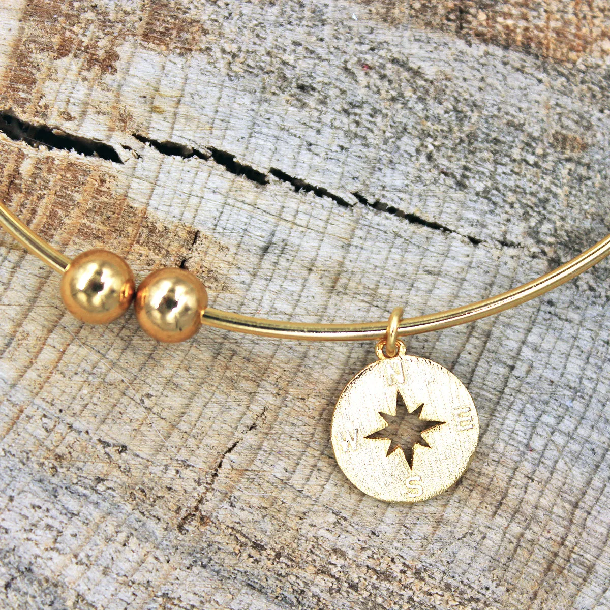 Compass Charm Bracelet