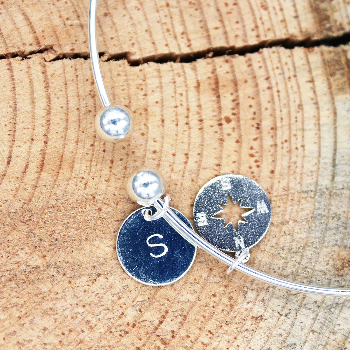 Compass Charm Bracelet