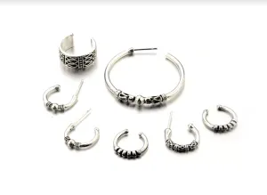Complete Set of Mix & Match Earrings and Cuffs