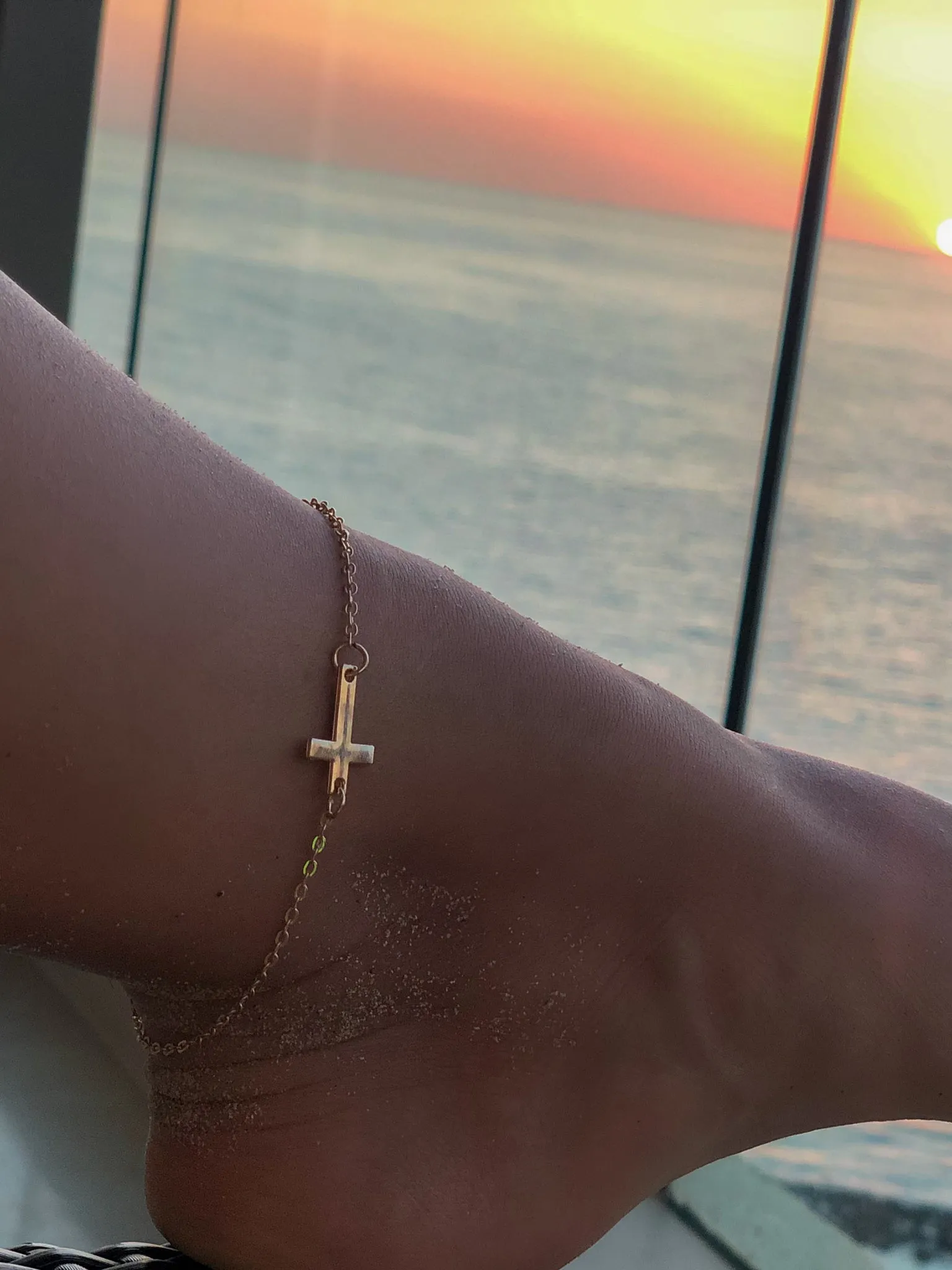 Cross Anklet