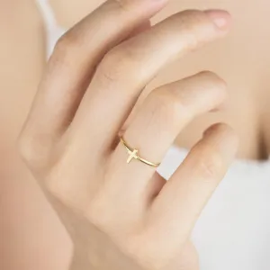 Cross Ring in Sterling Silver Christian Jewelry