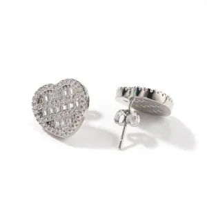 CRUSHED HEART EARRINGS