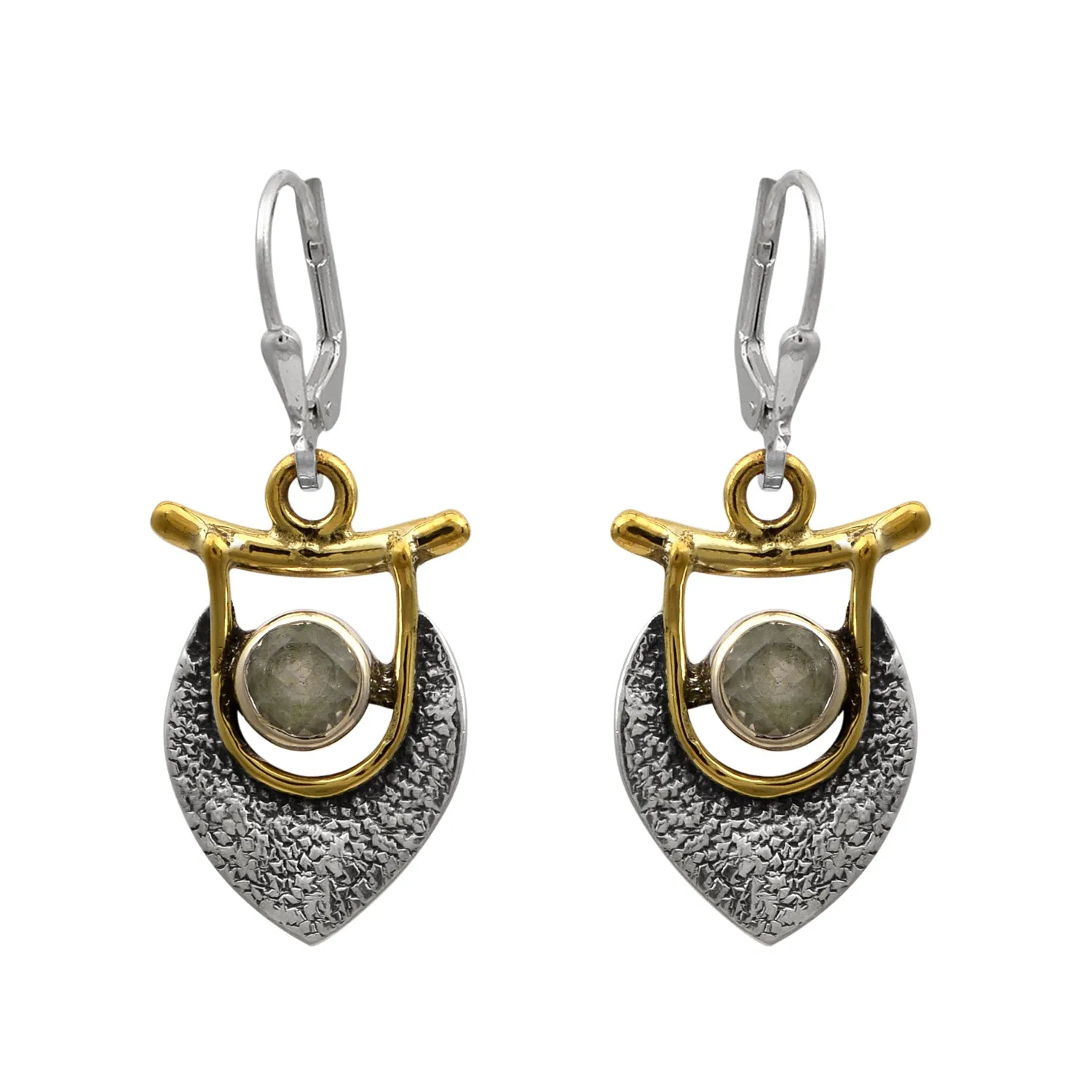 Cubic Zirconia Handmade Dangle Earrings