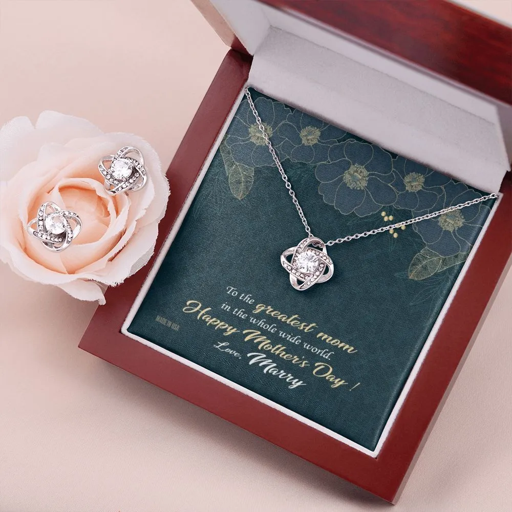 Custom Greatest Mom Mothers Day Ideas 14k White Gold Pendant Chain Necklace Jewelry Gifts For Mom Wife Grandma Auntie