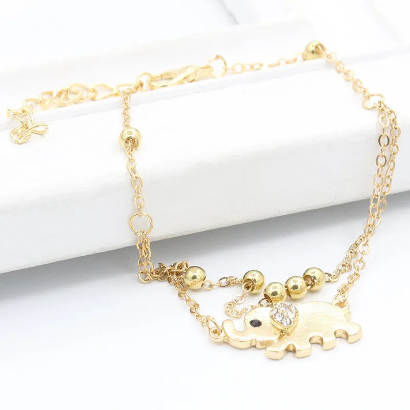 Cute Elephant Anklet