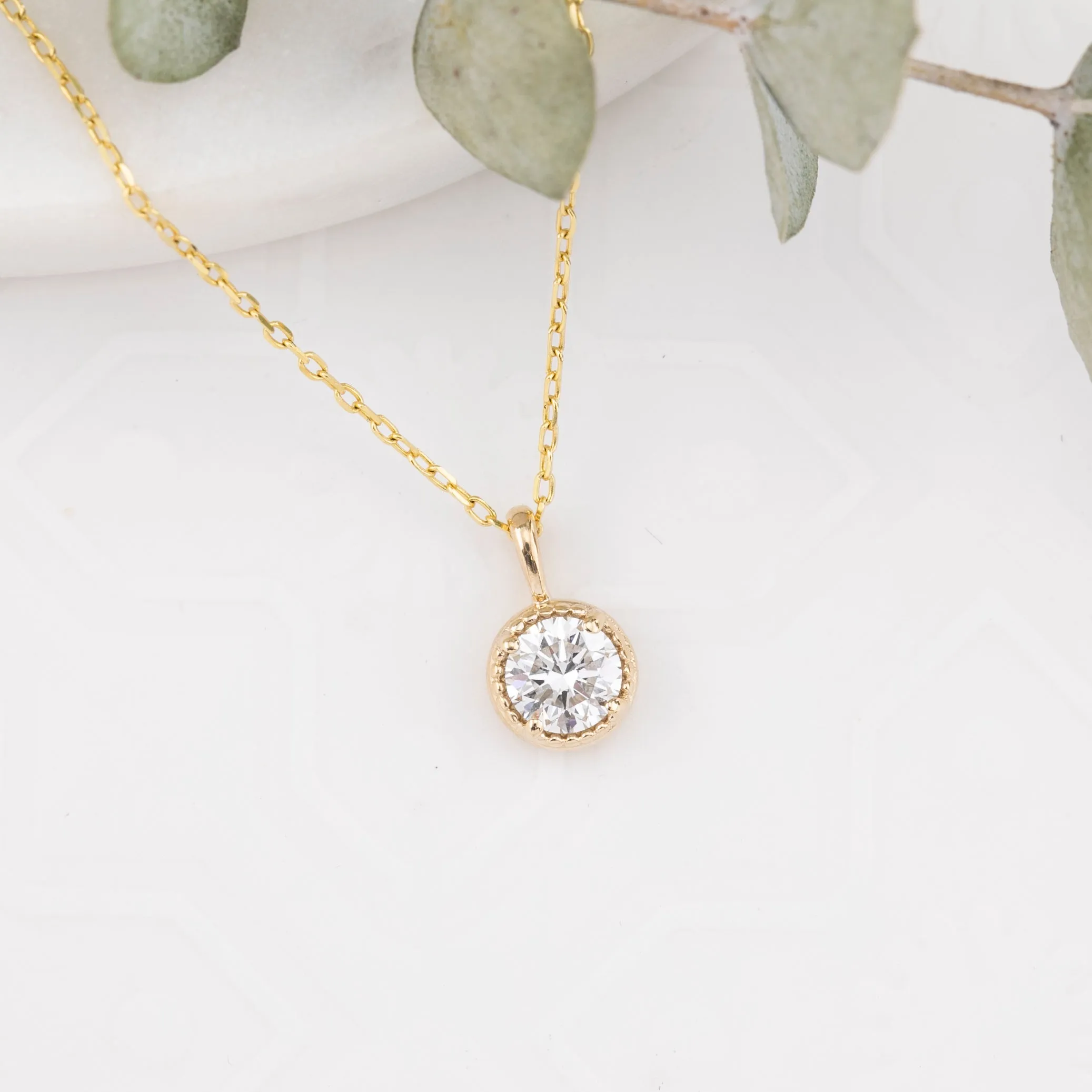 Dahlia Charm Necklace Setting (Large)