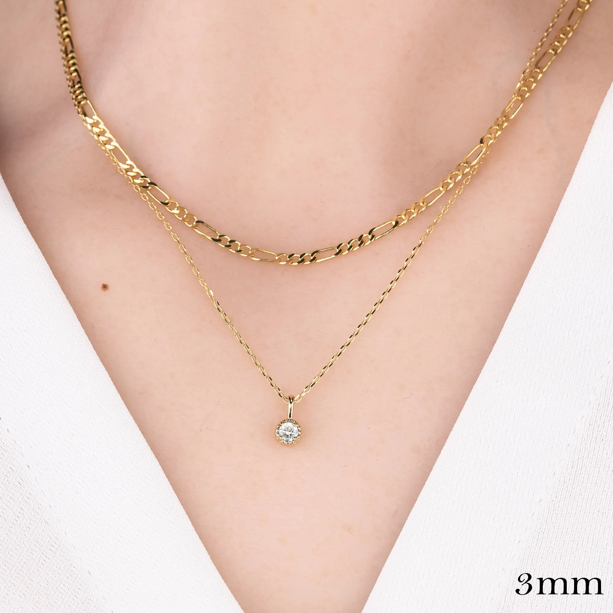 Dahlia Charm Necklace Setting (Large)