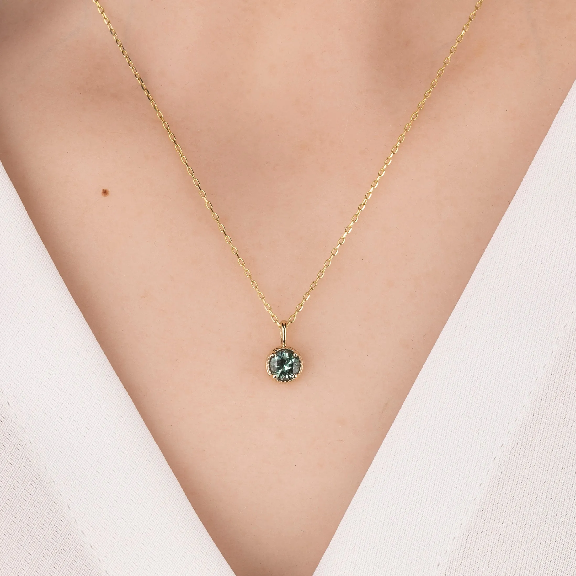 Dahlia Charm Necklace Setting (Large)