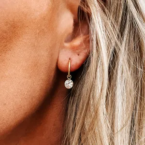 Dainty Dangle Huggie Hoop Earrings
