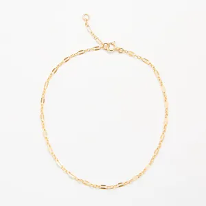 Dainty Double Link Chain Anklet