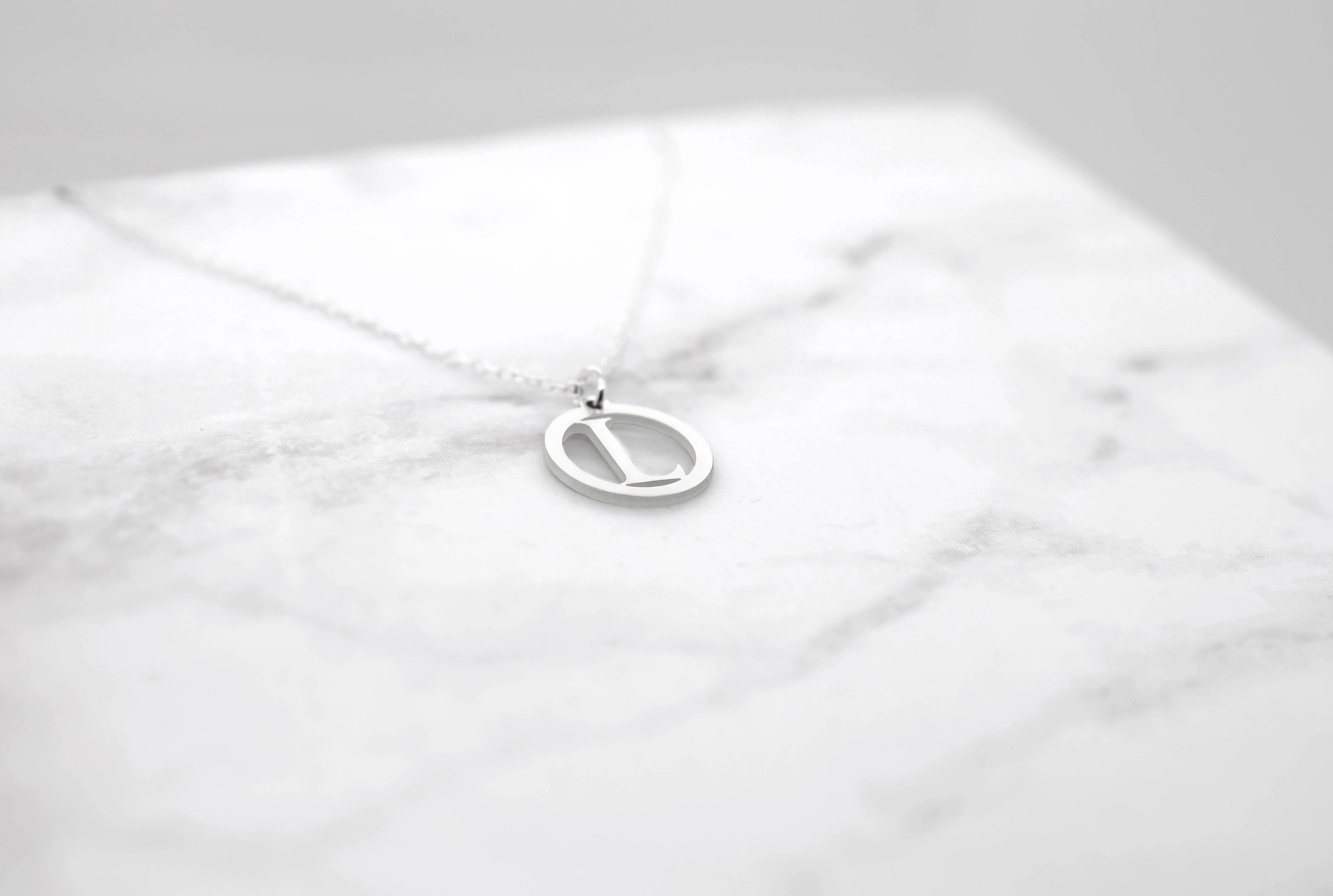 Dainty Initial Necklace