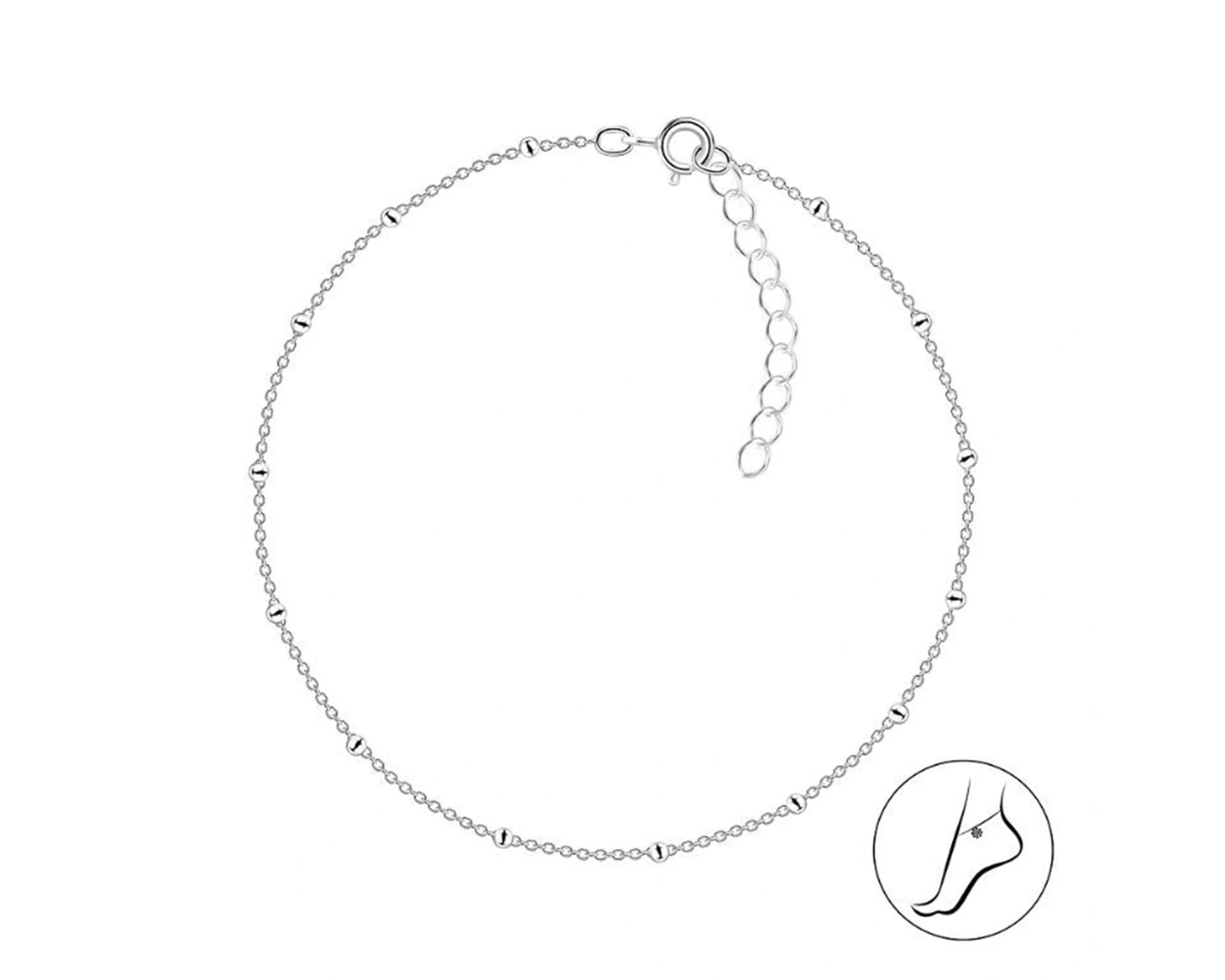 Dainty Satellite Chain Anklet