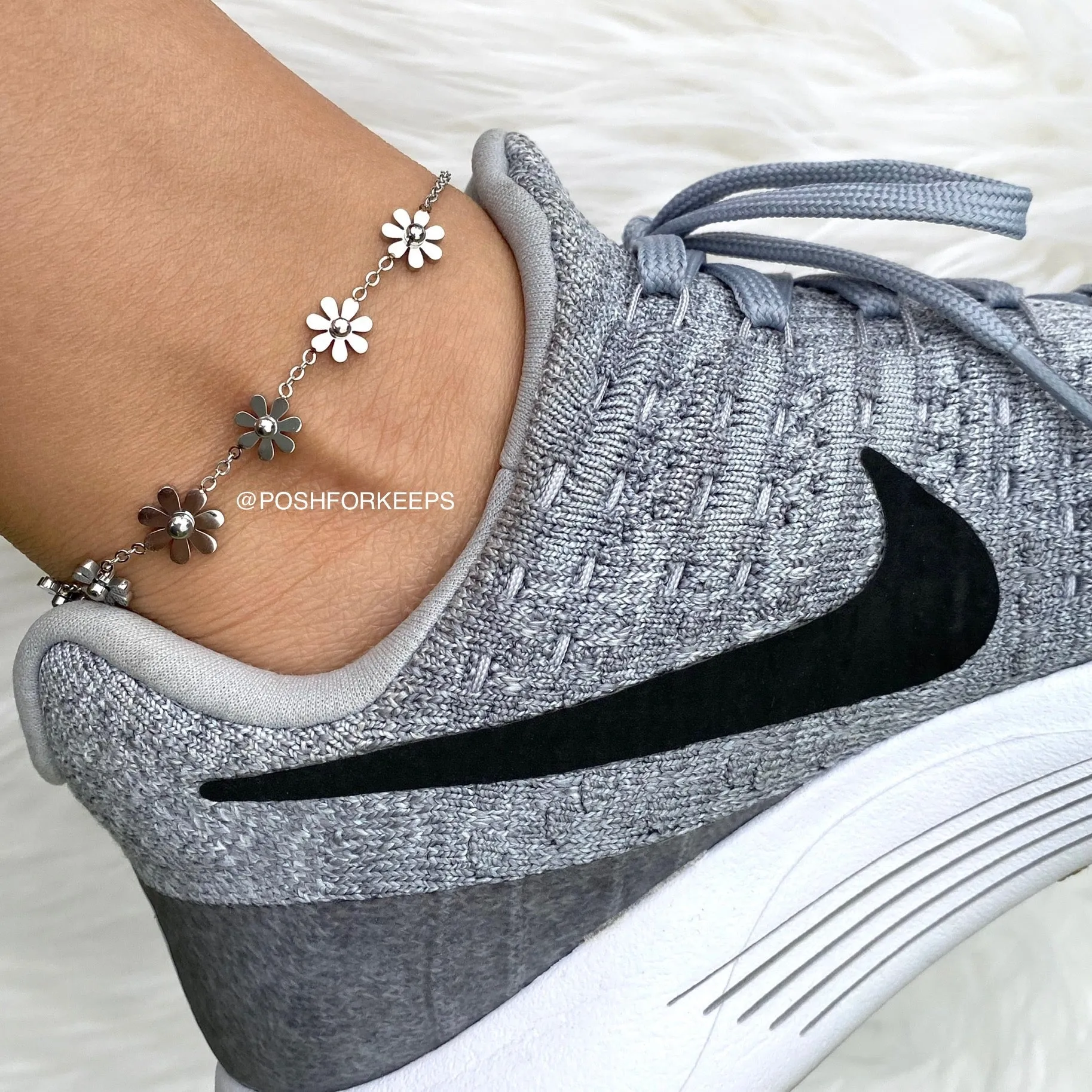 DAISY FLOWER ANKLET