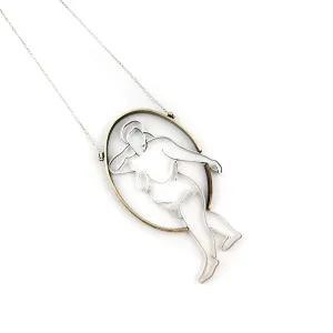 Danielle Attoe Small Standing Figure Pendant Necklace