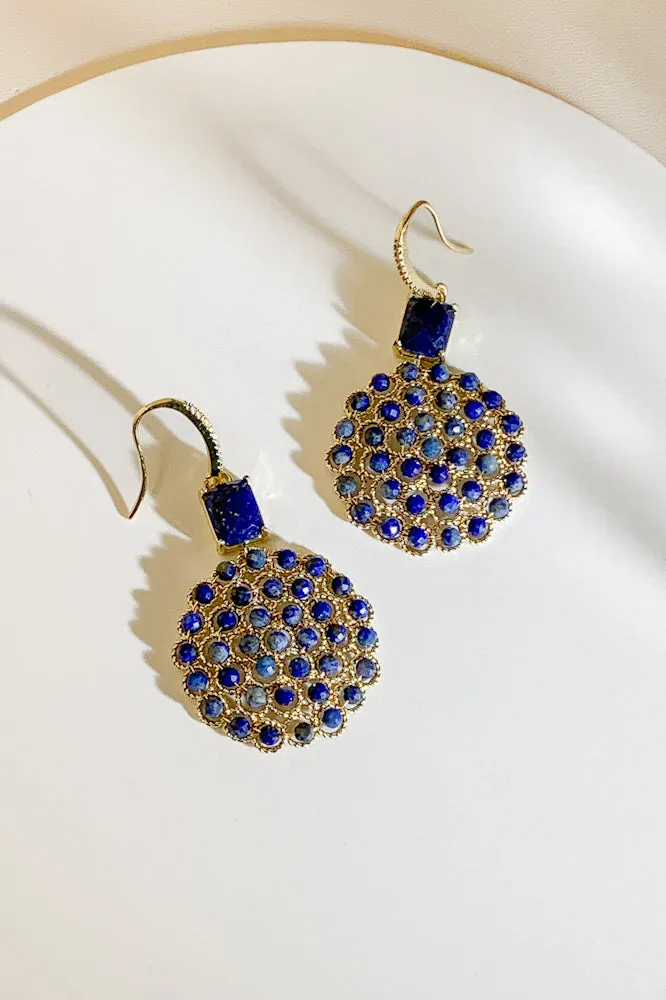 Deja Gemstone Drop Earrings