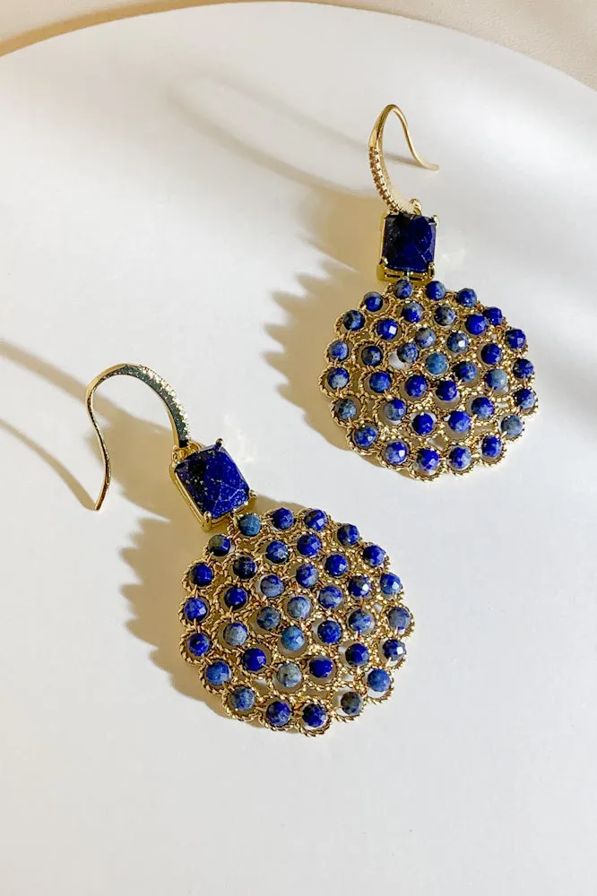 Deja Gemstone Drop Earrings