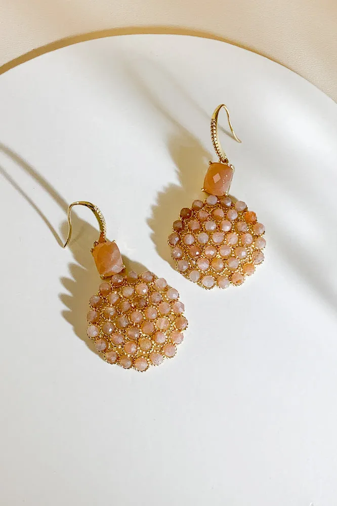 Deja Gemstone Drop Earrings