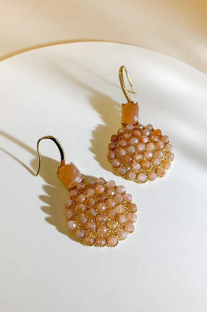 Deja Gemstone Drop Earrings