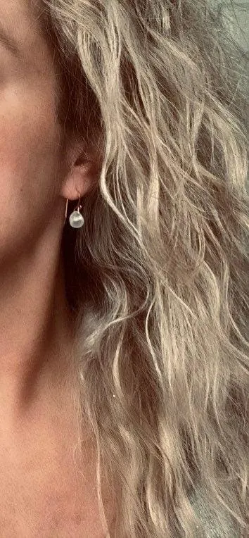 Detroit Michigan Jewelry - silver leverback hook earrings with tiny metro area city map - Livonia Berkley Wayne Dearborn Highland Park gift