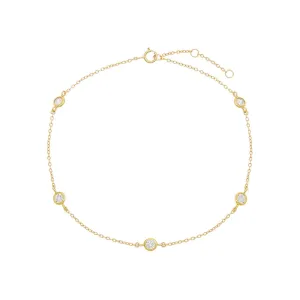 Diamond By The Yard Anklet