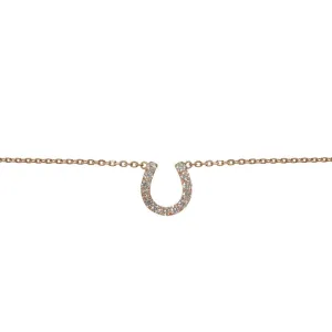 Diamond Horseshoe Bracelet