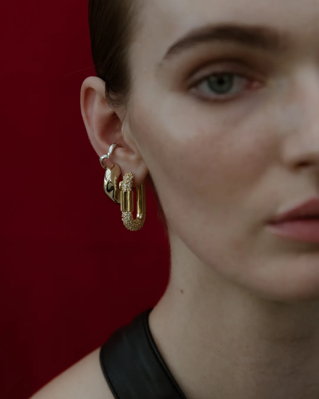 Disengage Gemstone Hoops