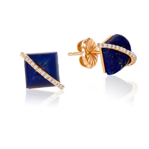 District Diamond Pyramid Earrings | more options