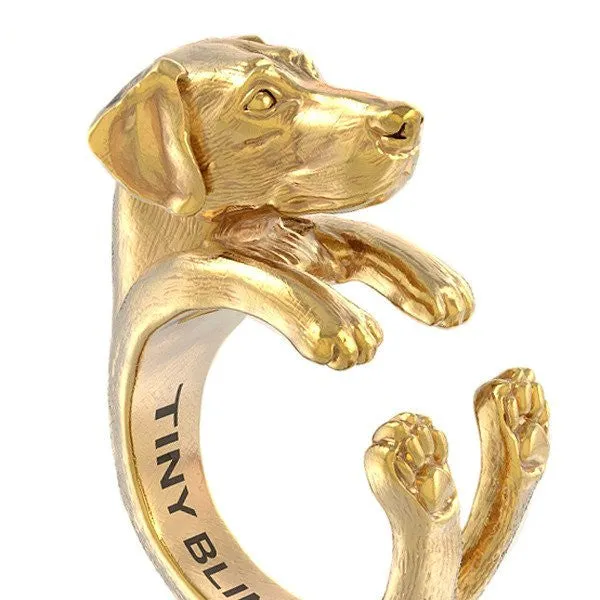 Doberman Pinscher Natural Jewelry Cuddle Wrap Ring
