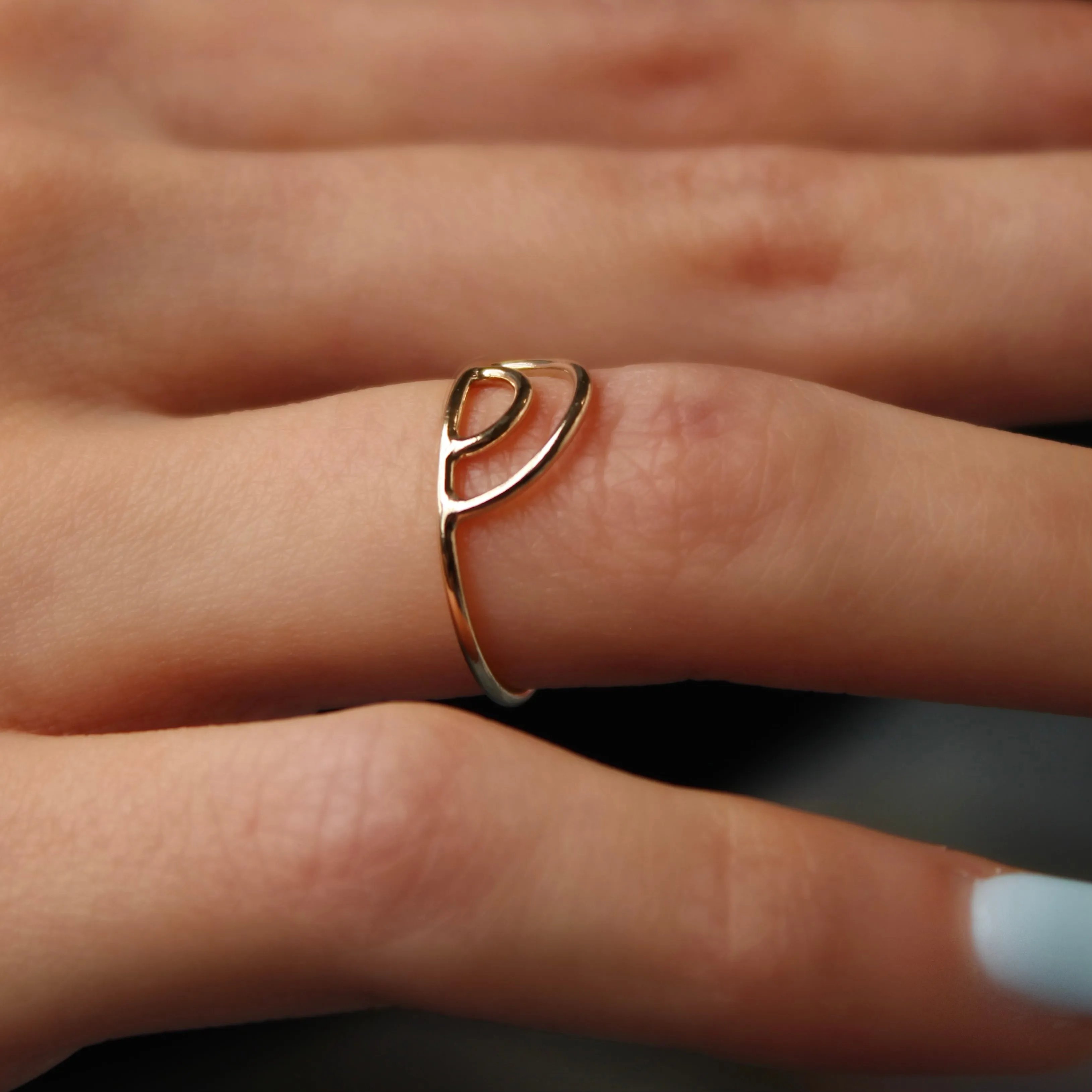 Double Arch Stacking Ring
