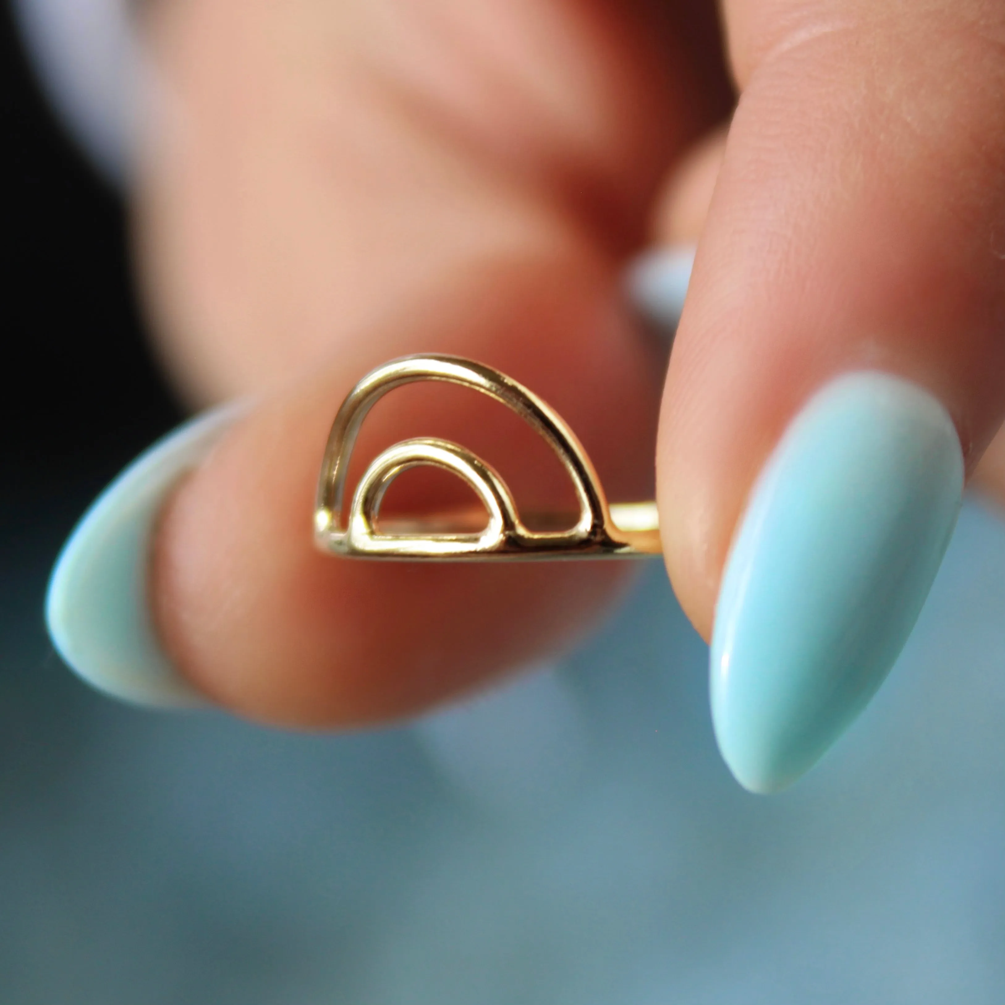 Double Arch Stacking Ring