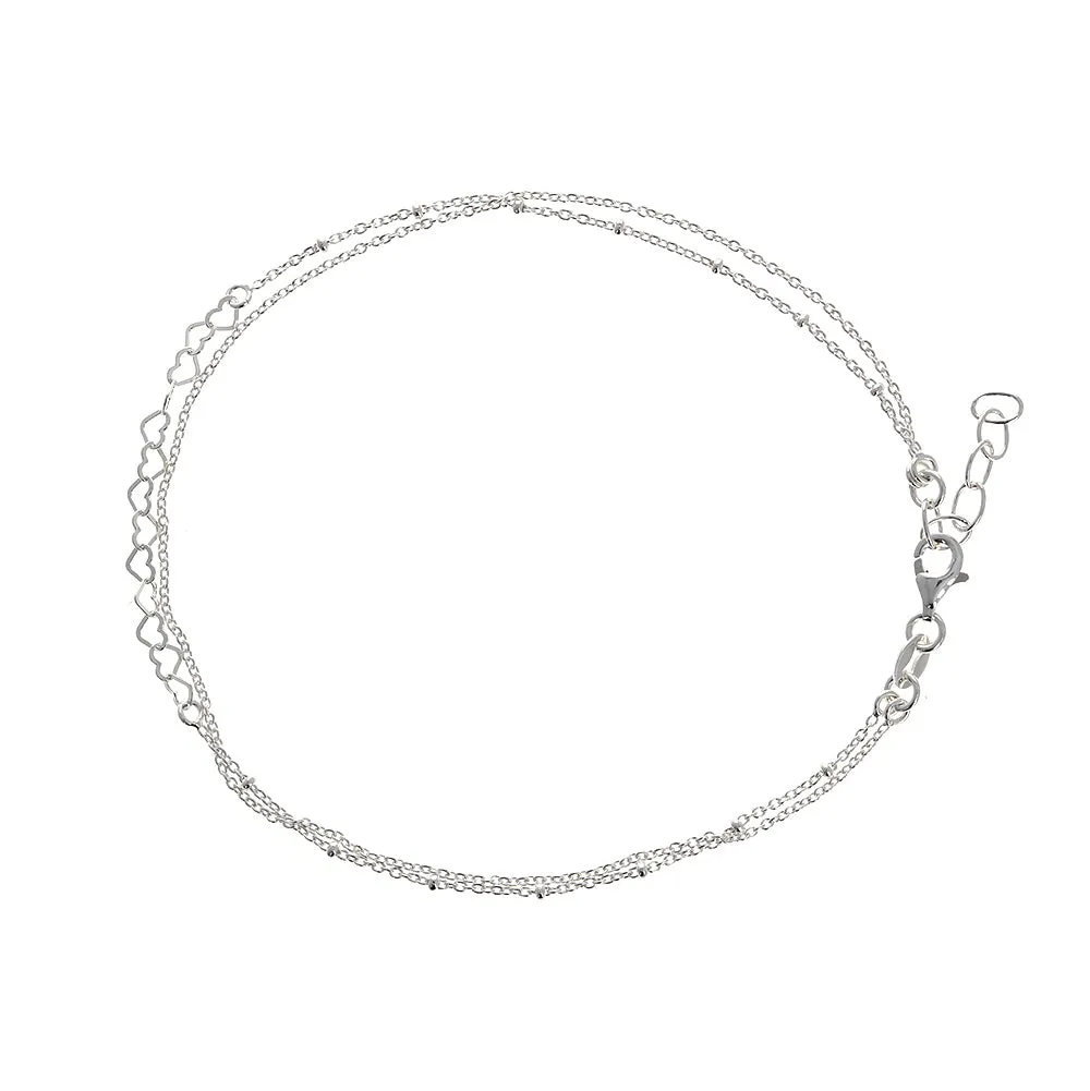 Double the Love Anklet