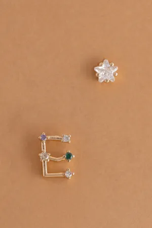 E Constellation Earrings