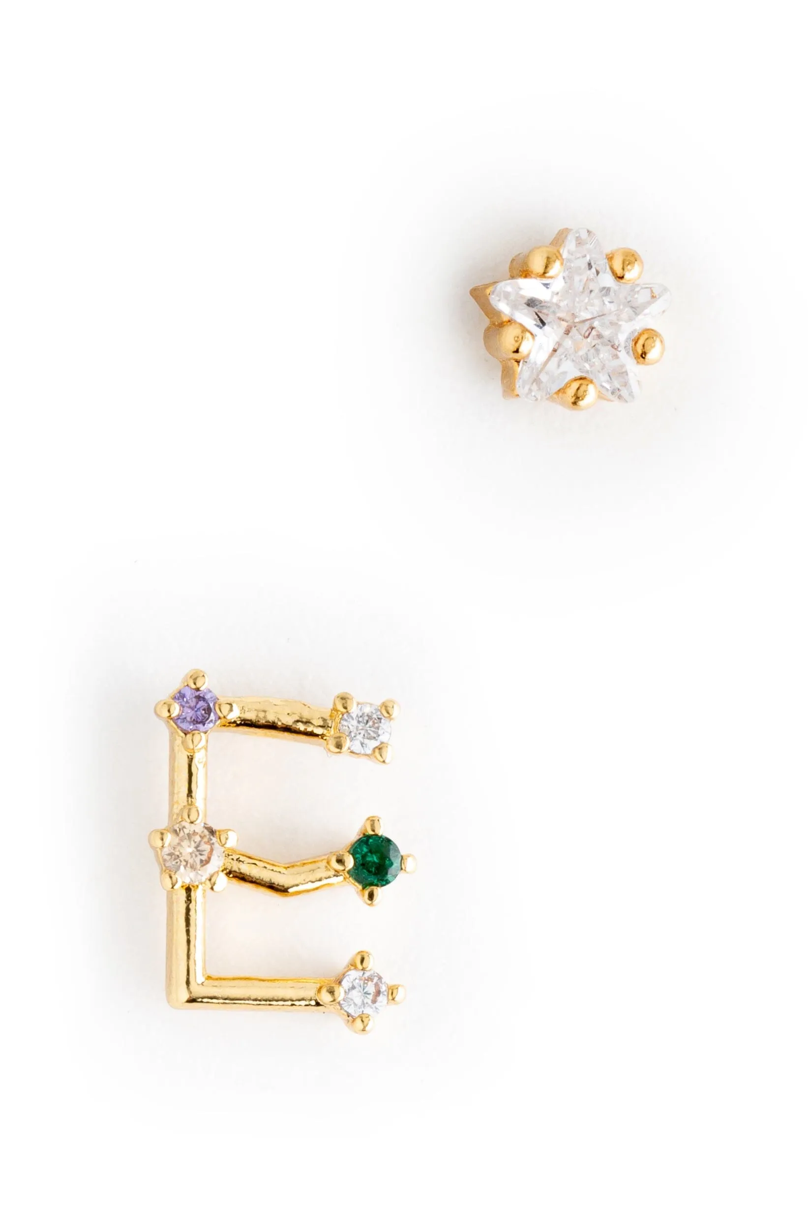 E Constellation Earrings