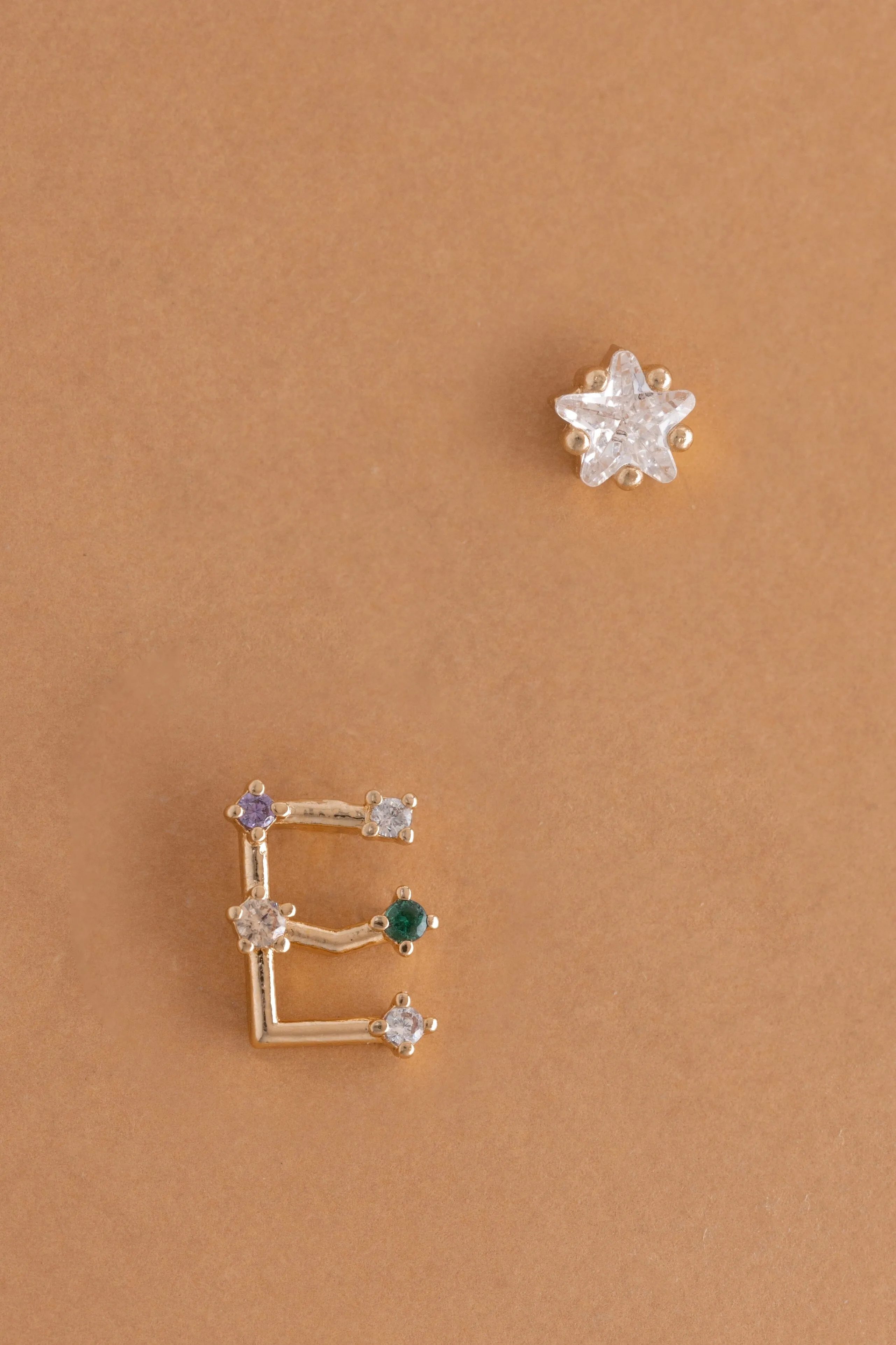 E Constellation Earrings