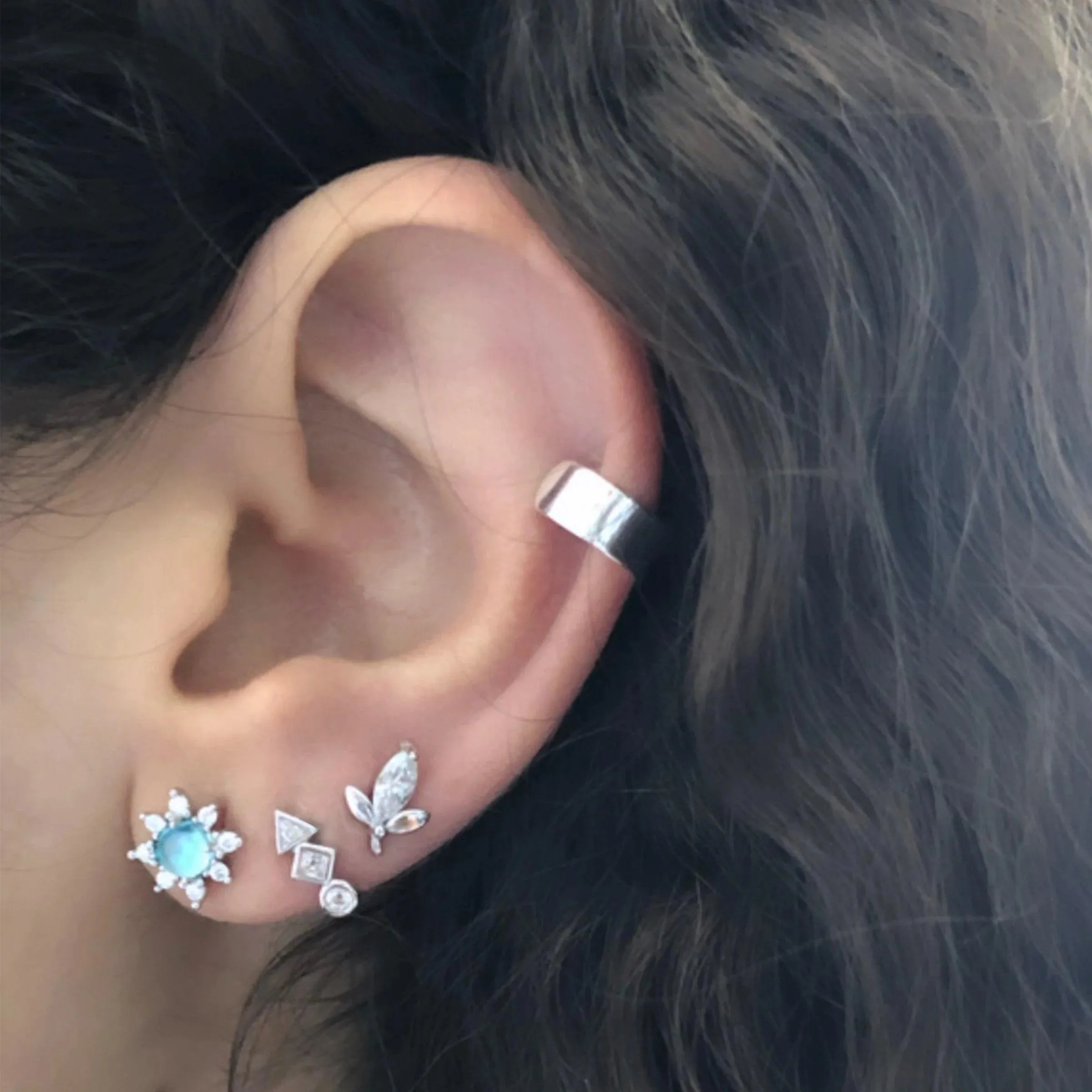Ear Cuff Earring | 925 Sterling Silver | Pair
