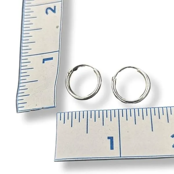 Earrings Loop Sterling Silver