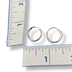 Earrings Loop Sterling Silver