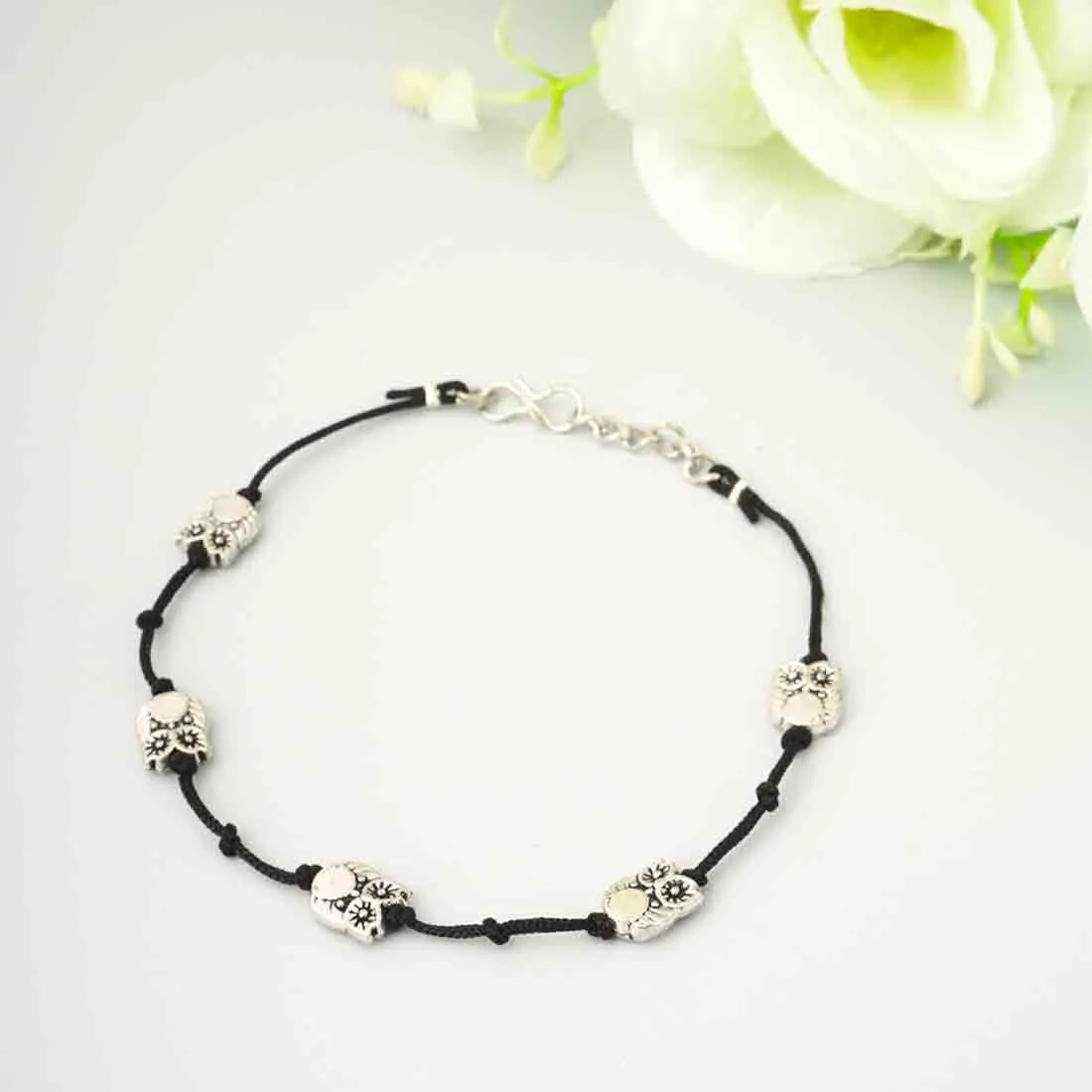 Endearing Owl Thread Anklets