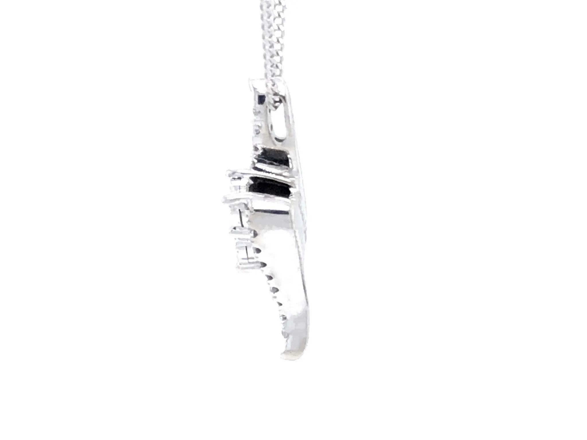 Ever Us Two-Stone Diamond Pendant in 14k White Gold