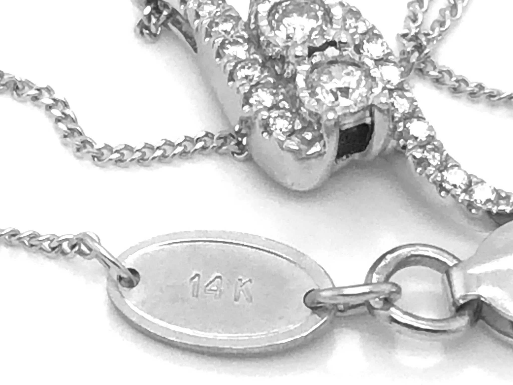 Ever Us Two-Stone Diamond Pendant in 14k White Gold