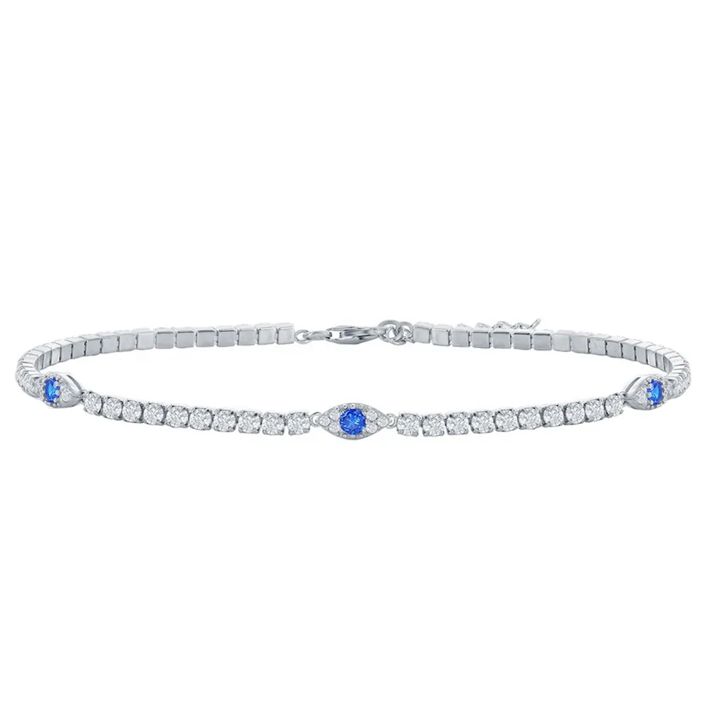Evil Eye Sparkle Anklet