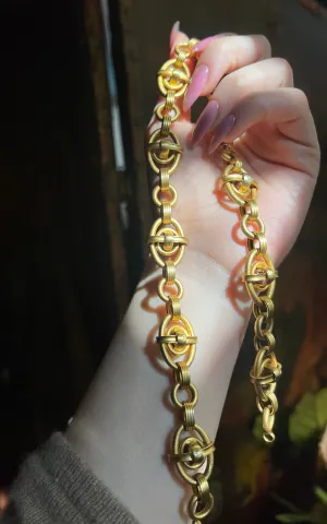 Exceptional Renaissance Revival Armillary Sphere Collar 15ct