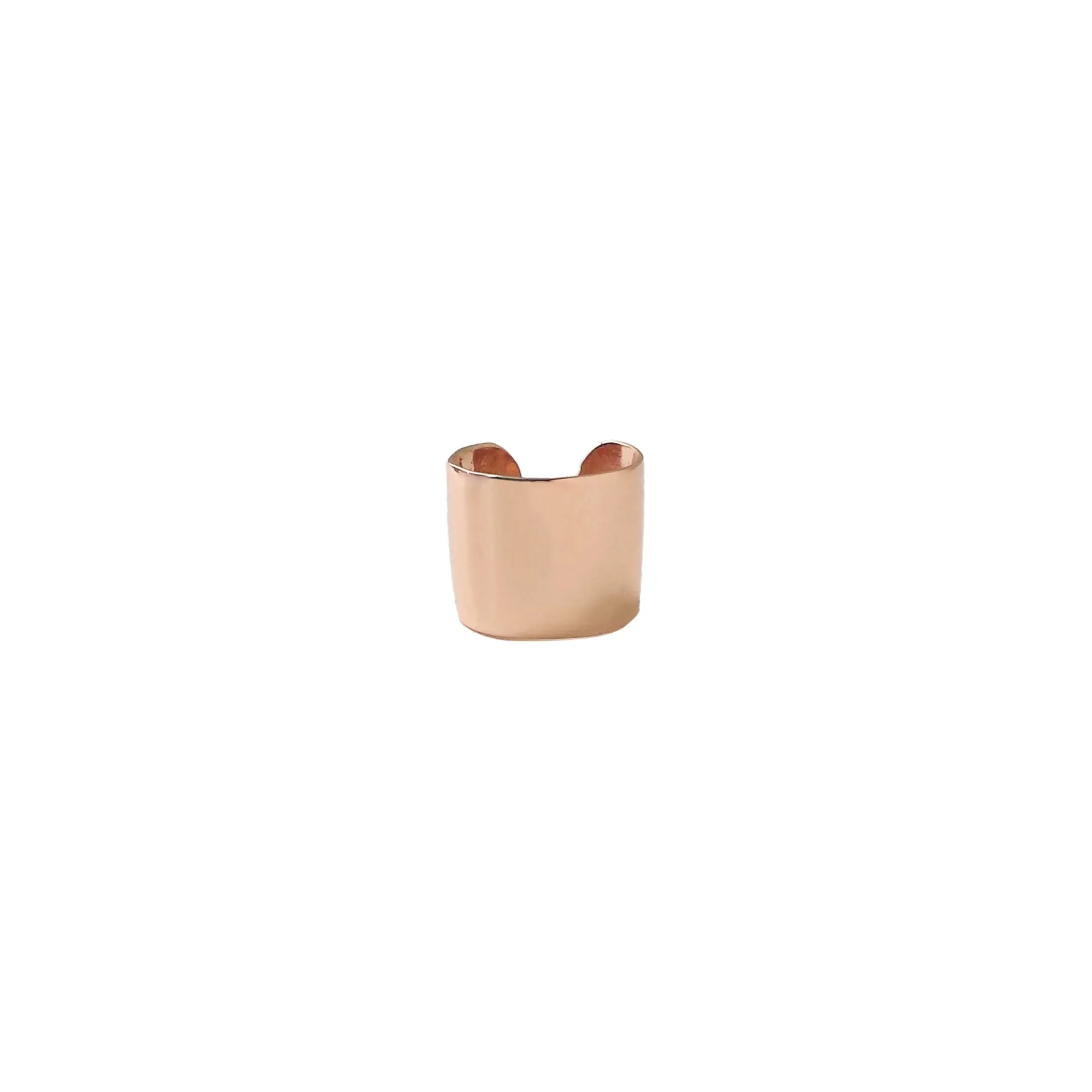 Extra Wide Solid Gold Ear Cuff
