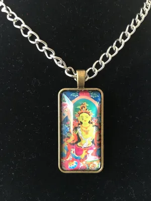 Feng Shui Jewelry Green Tara Pendant