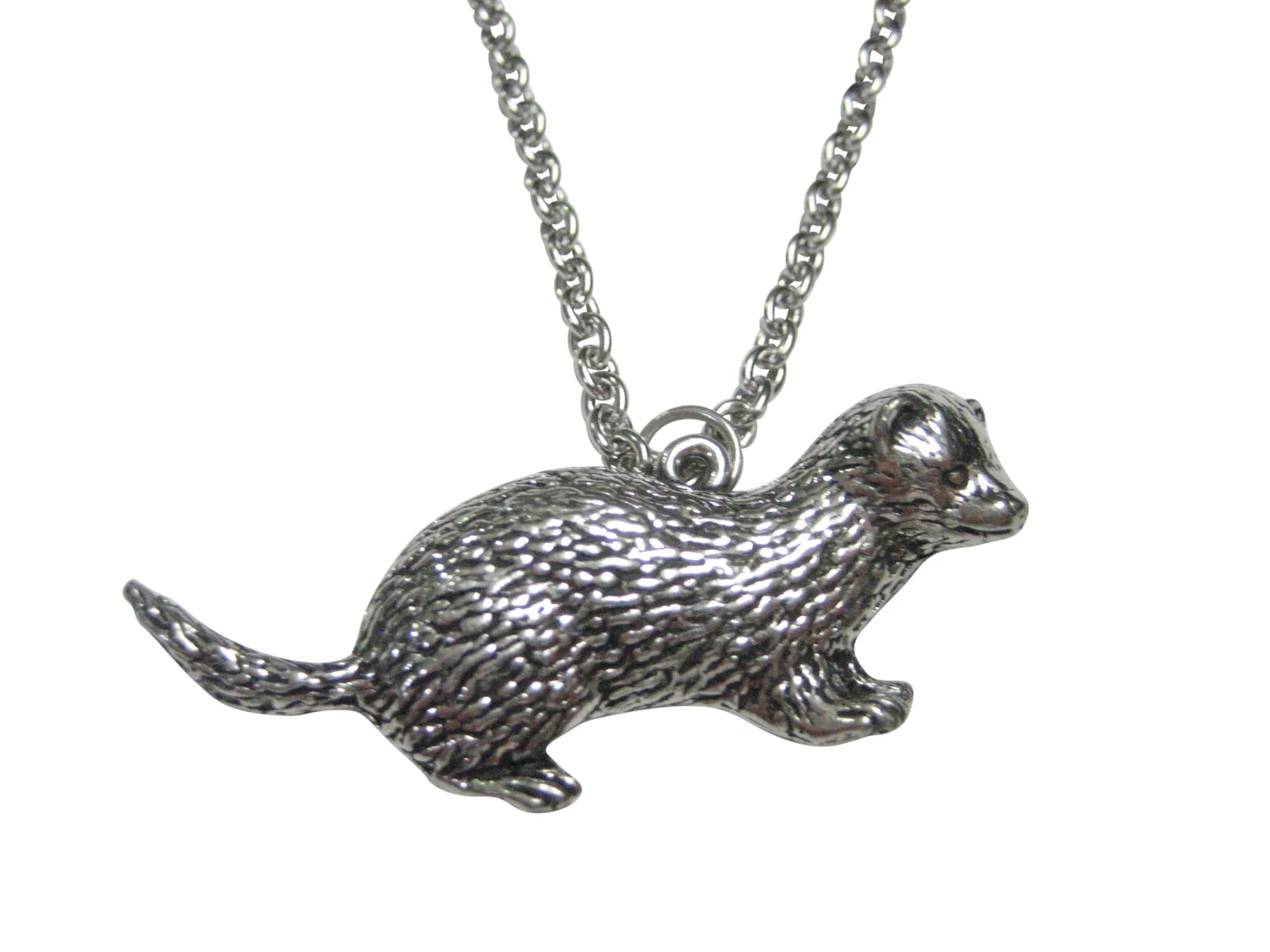 Ferret Pendant Necklace