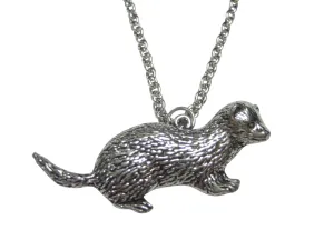 Ferret Pendant Necklace